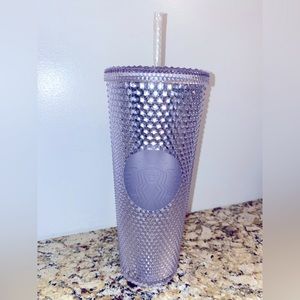 Like New Starbucks RARE Vintage 2019 AUTHENTIC Silver Studded Venti 24oz Tumbler